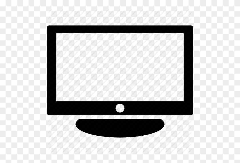 512x512 Download Smart Tv Icon Png Clipart Computer Icons Lcd Television - Tv Clipart Black And White