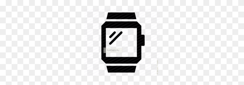 260x232 Скачать Векторный Клипарт Smartwatch Картинки Smartwatch - Watch Clipart