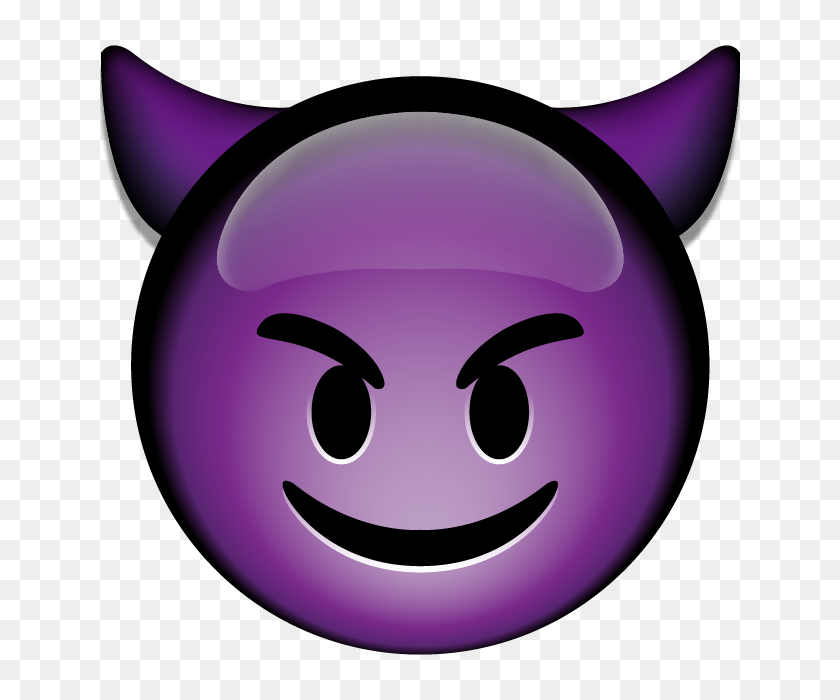 640x640 Descargar El Diablo Sonriente Emoji Icono De La Isla De Emoji - Sonrisa Emoji Png