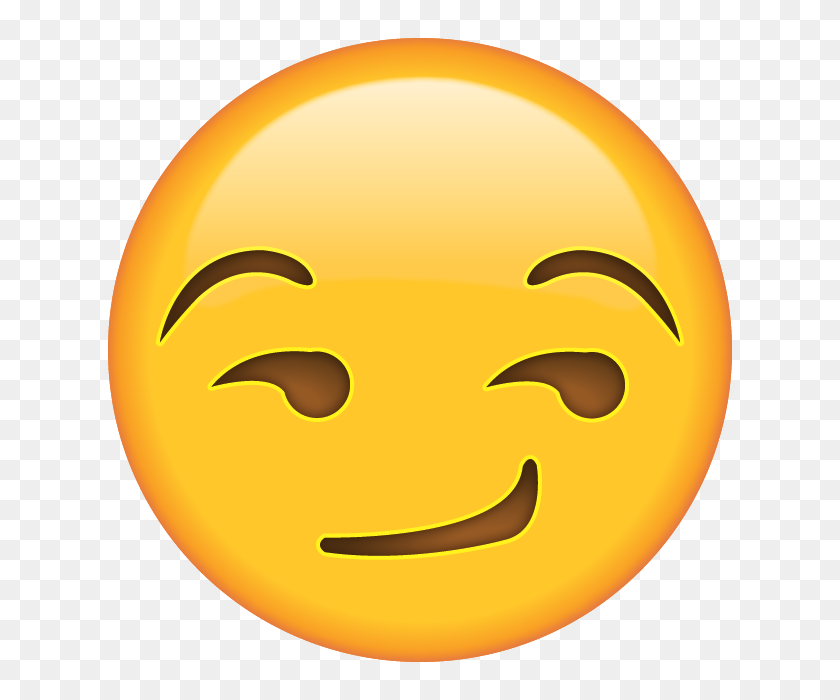 640x640 Descargar Smirk Face Emoji Emoji Island - Smirk Emoji Png