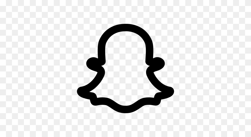 400x400 Download Snapchat Free Png Transparent Image And Clipart - Snapchat White PNG