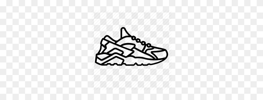 260x260 Download Sneakers Drawing Png Clipart Sports Shoes Chuck Taylor - Shoes Clipart