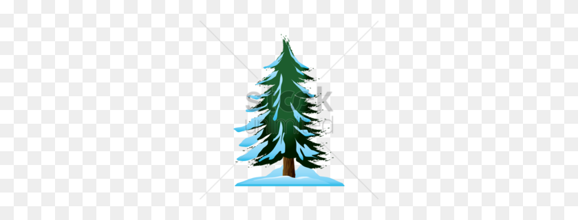 260x260 Download Snow Pine Trees Icon Png Clipart Christmas Tree Pine Fir - Pine Tree Border Clipart