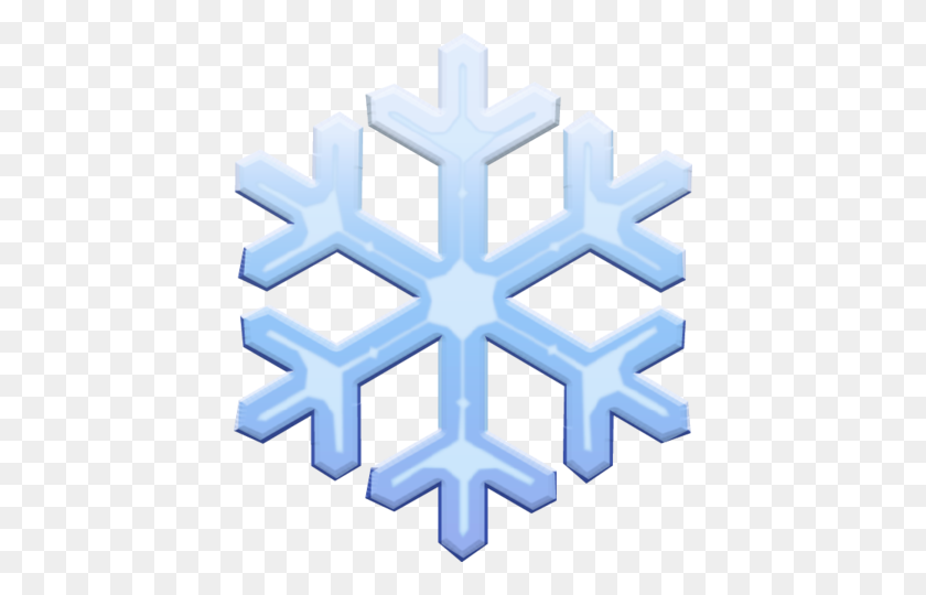 416x480 Download Snowflake Emoji Image In Png Emoji Island - Snowflake Emoji PNG