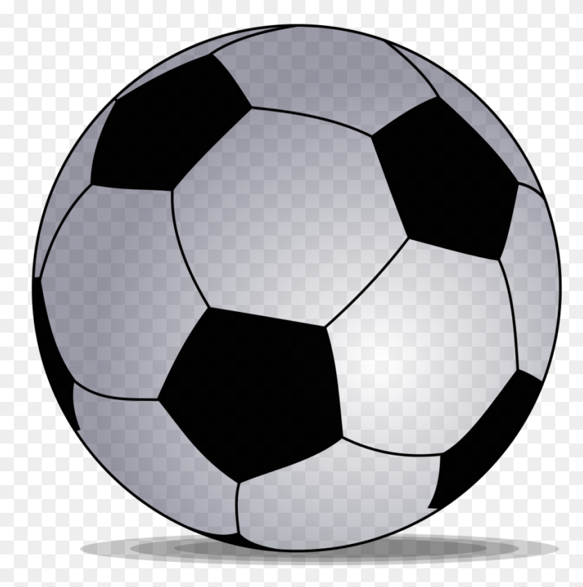 900x909 Download Soccer Ball Transparent Clipart Football Clip Art Ball - Soccer Dribbling Clipart
