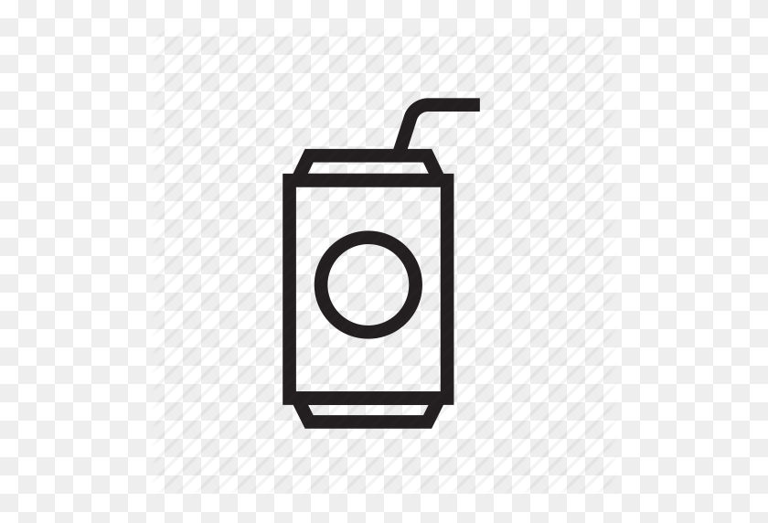 512x512 Скачать Клипарт Безалкогольный Напиток Газированные Напитки Напиток Можно Сок - Банка Колы Клипарт