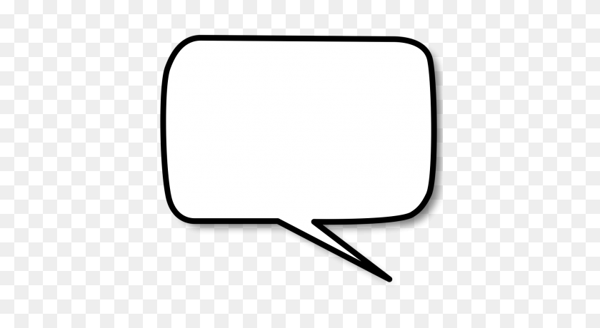 400x400 Download Speech Bubble Free Png Transparent Image And Clipart - White Rectangle PNG