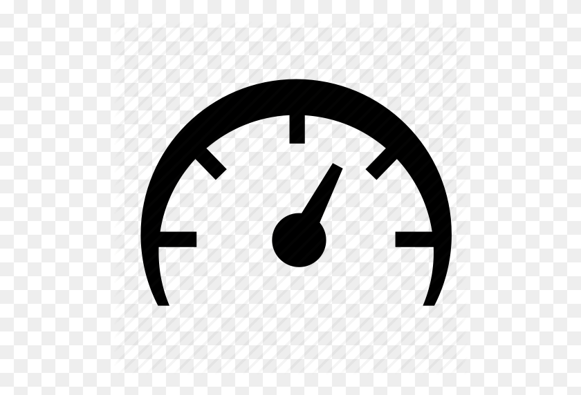 512x512 Download Speedometer Icon Transparent Clipart Motor Vehicle - Rocket Ship Clipart Black And White