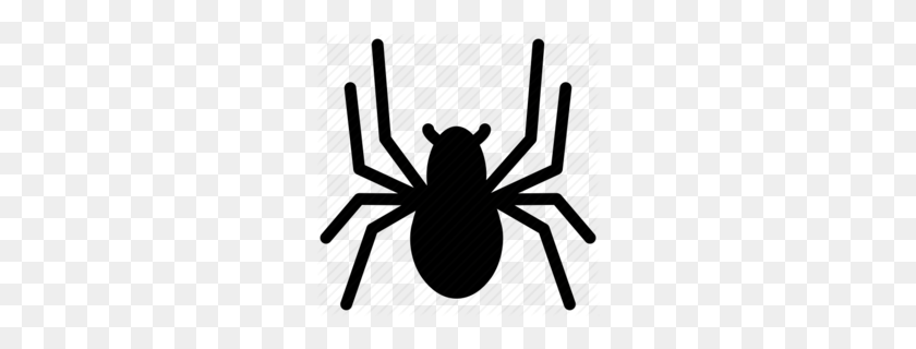 260x260 Скачать Spider Clipart Spider Clip Art Font, Graphics - Spider Black And White Clipart