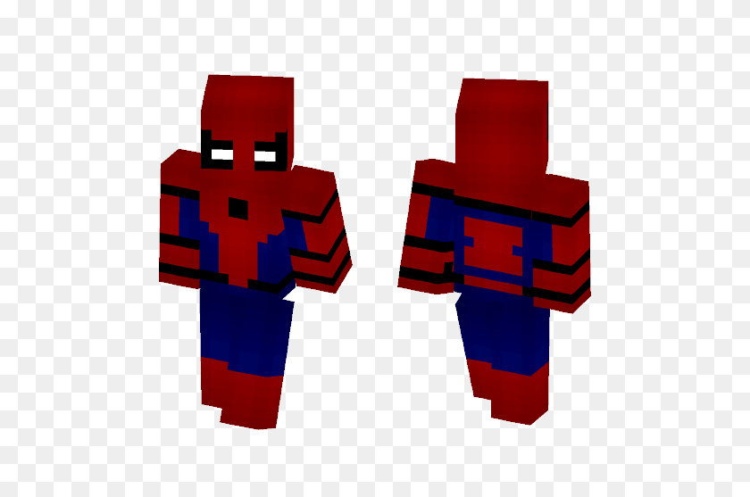 584x497 Descargar Spider Man Homecoming Minecraft Skin Gratis - Spiderman Homecoming Png