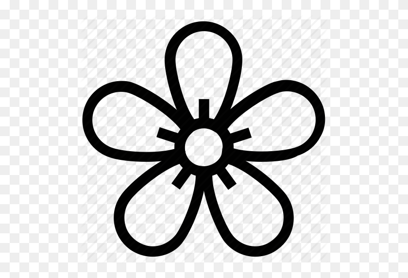 512x512 Download Spring Flower Icon Clipart Computer Icons Flower Clip Art - Spring Flowers Clipart Black And White