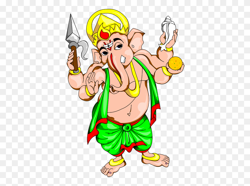 400x567 Download Sri Ganesh Free Png Transparent Image And Clipart - Ganesha Clipart
