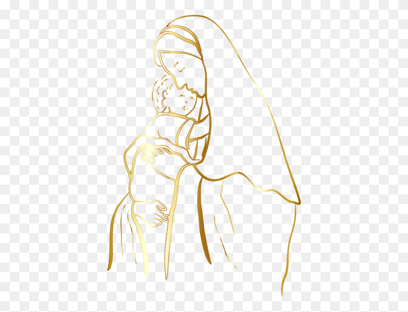 400x582 Download St Mary Free Png Transparent Image And Clipart - Virgin Mary Clipart