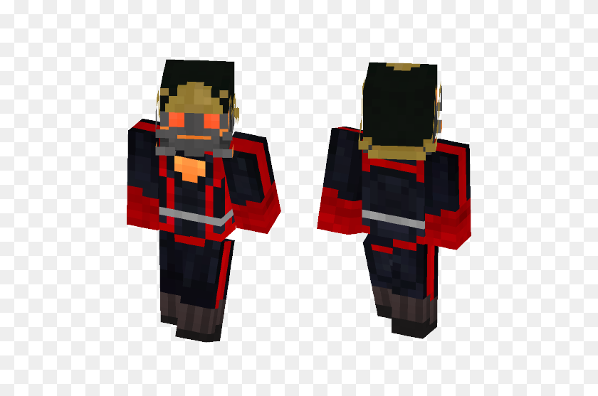 584x497 Download Star Lord Marvel Superhero Minecraft Skin For Free - Starlord PNG
