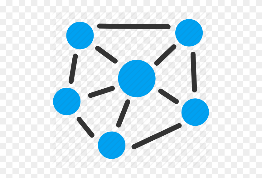 512x512 Download Structure Icon Blue Clipart Computer Icons Linked List - List Clipart