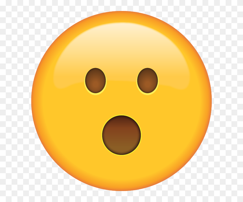 640x640 Descargar Cara De Sorpresa Emoji Emoji Island - Cara Conmocionada Png