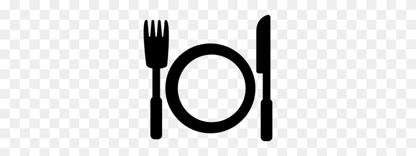 260x256 Download Symbols Of Food Clipart Restaurant Symbol Clip Art - Restaurant Clipart Black And White