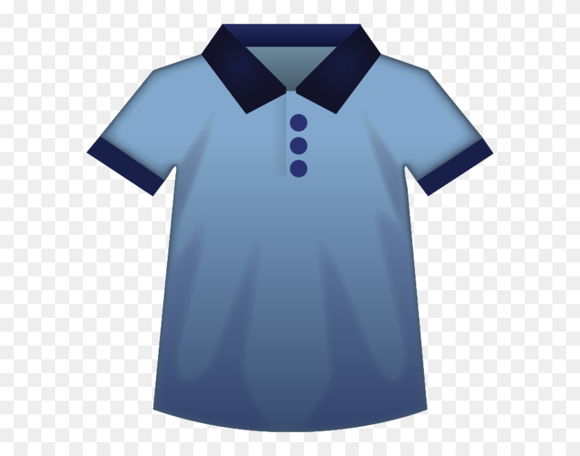 600x600 Descargar T Shirt Emoji Icono De La Isla De Emoji - Camisa Azul Png