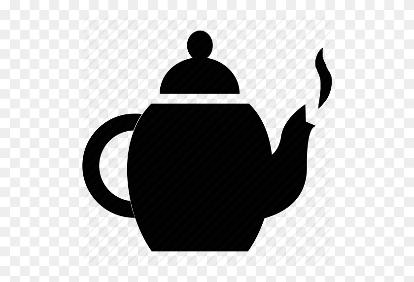 512x512 Download Tea Cattle Icons Clipart Teapot Kettle Tea, Teacup, Cup - Cow Clipart Silhouette