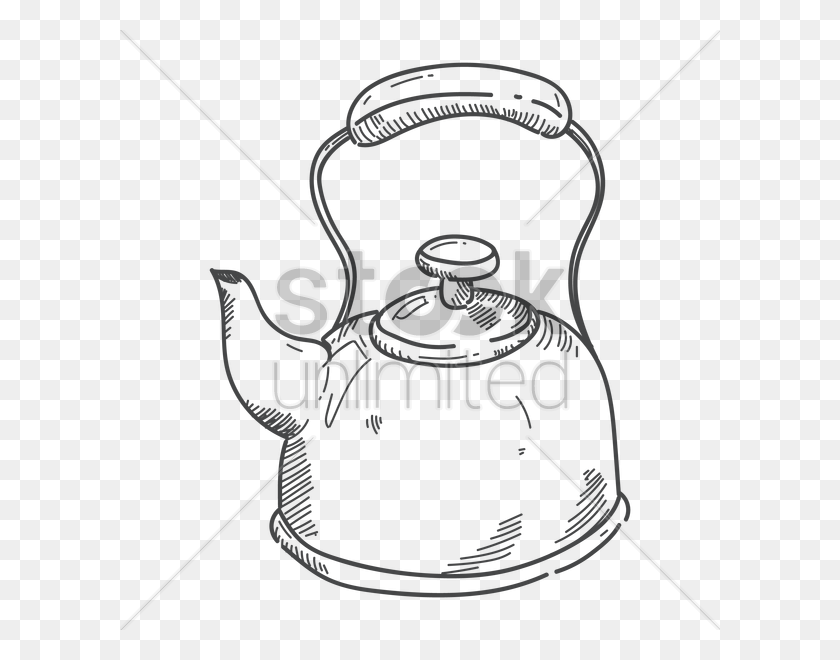 600x600 Descargar Tea Kettle Sketch Clipart Kettle Teapot Tea, Drawing - Tetera Images Clipart