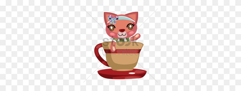 260x260 Download Teacup Clipart Coffee Cup Cat Clip Art - Tea Cup Clipart