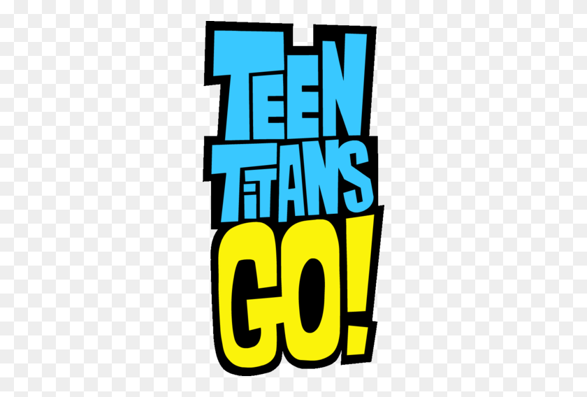 260x508 Download Teen Titans Go Logo Png Clipart Logo Cartoon Clip Art - Go Clipart