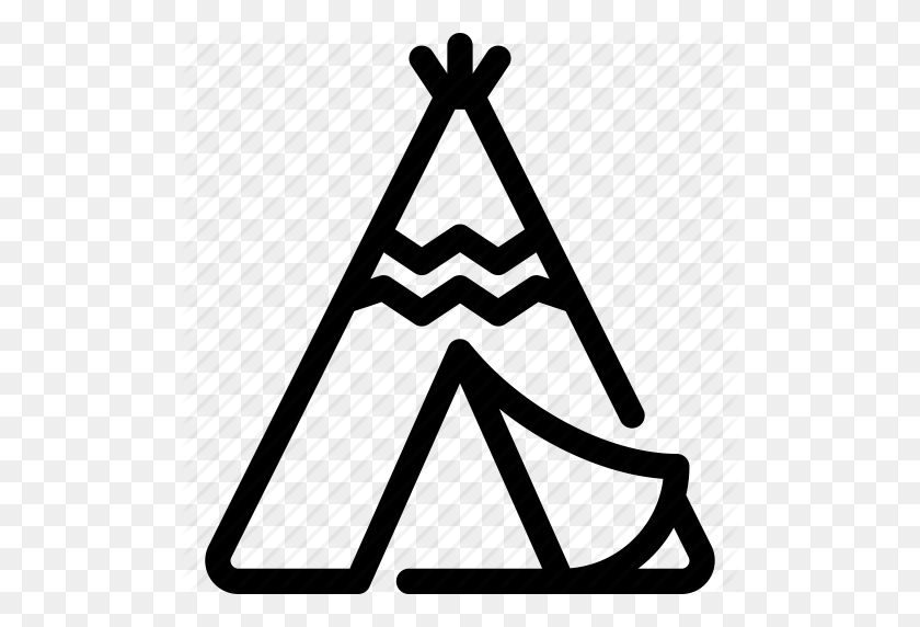 512x512 Download Teepee Icon Png Clipart Tipi Wigwam Clip Art Text, Font - Tipi Clipart