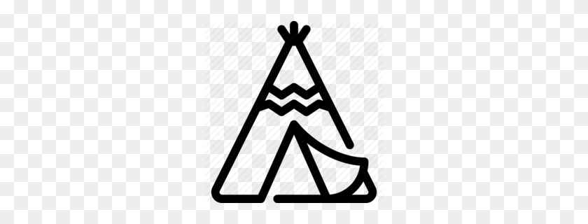 260x260 Descargar Teepee Icon Png Clipart Tipi Wigwam Clipart Text, Font - Native American Symbols Clipart