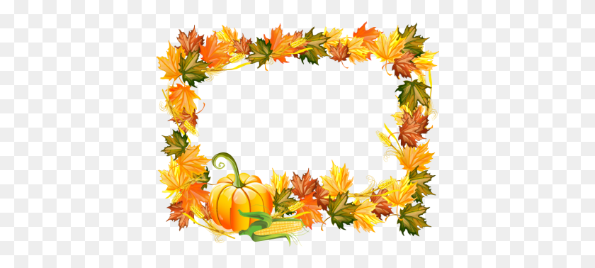 400x318 Download Thanksgiving Free Png Transparent Image And Clipart - Thanksgiving Border Clipart