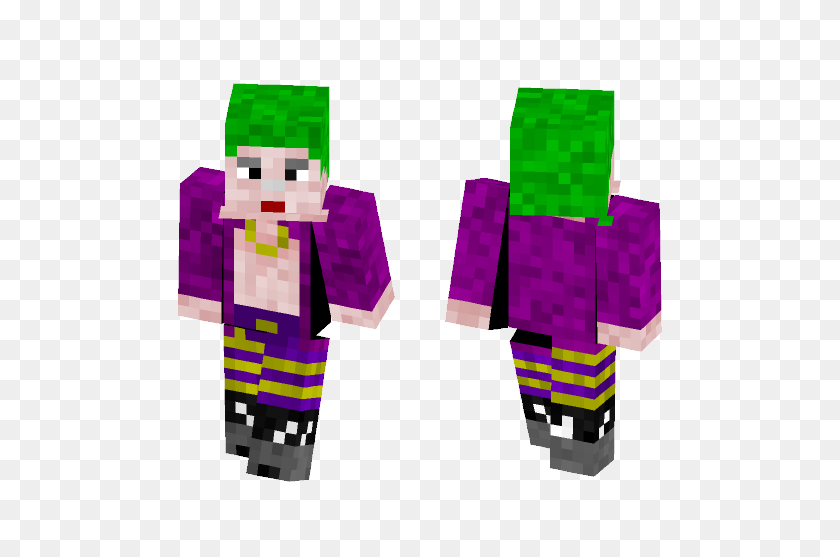 584x497 Download The Joker Suicide Squad Minecraft Skin For Free - Suicide Squad PNG