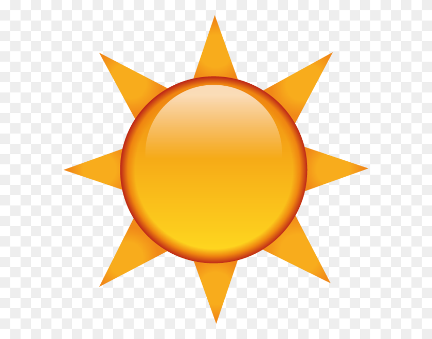 600x600 Descargar El Sol Emoji Emoji Island - Playa Emoji Png