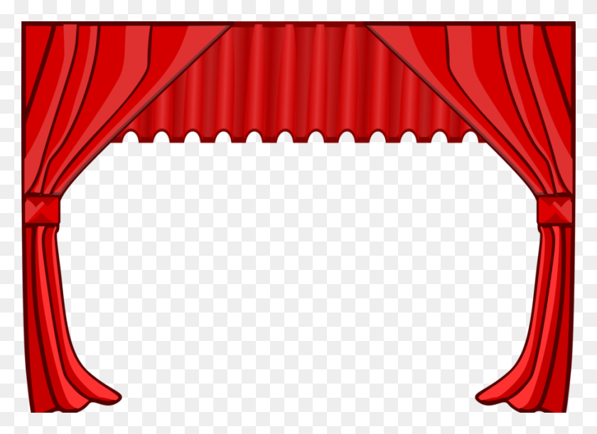 899x636 Download Theater Curtains Clip Art Clipart Window Theater Drapes - Textile Clipart
