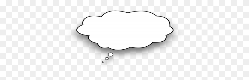 400x211 Download Thought Bubble Free Png Transparent Image And Clipart - Thinking Cloud Clipart