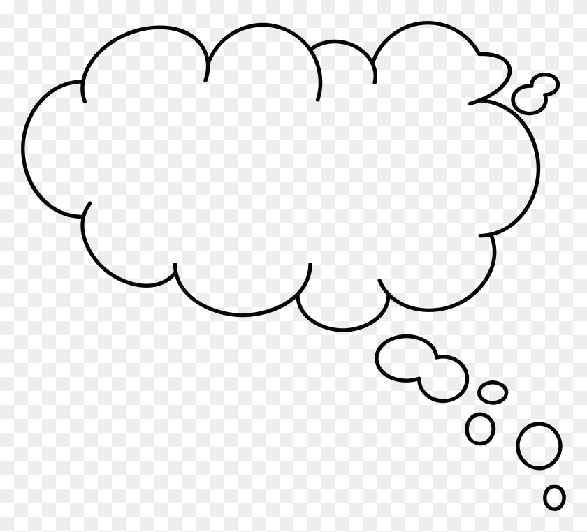 4001x3604 Download Thought Bubble Free Png Transparent Image And Clipart - Thought Cloud Clip Art