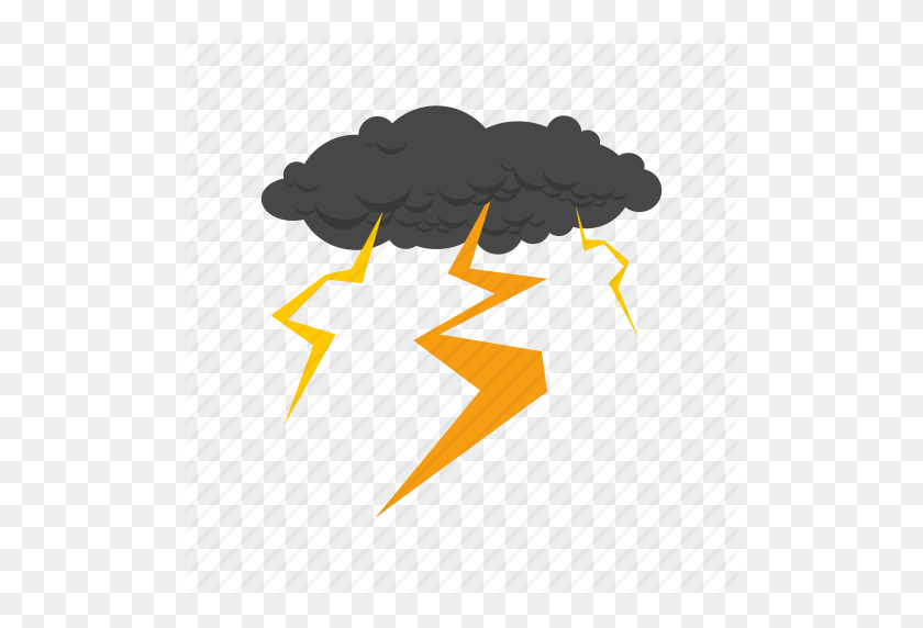 512x512 Descargar Trueno De Dibujos Animados Png Clipart Rayo Tormenta Eléctrica - Nube De Dibujos Animados Png