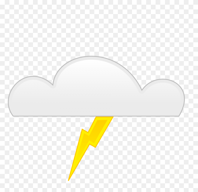 900x874 Download Thunder Clipart - Thunder PNG