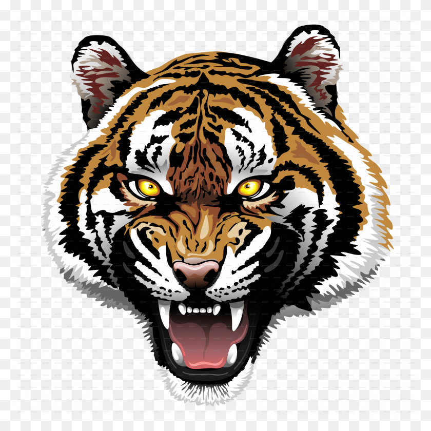 6500x6500 Download Tiger Tattoos Free Png Transparent Image And Clipart - Tiger Logo PNG