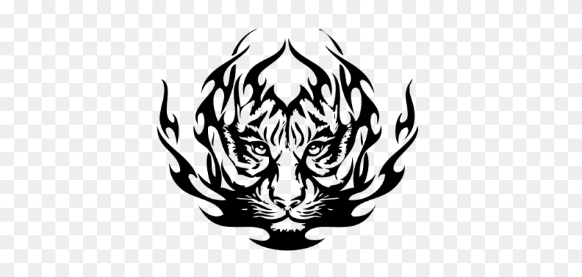 400x340 Download Tiger Tattoos Free Png Transparent Image And Clipart - White Tiger PNG