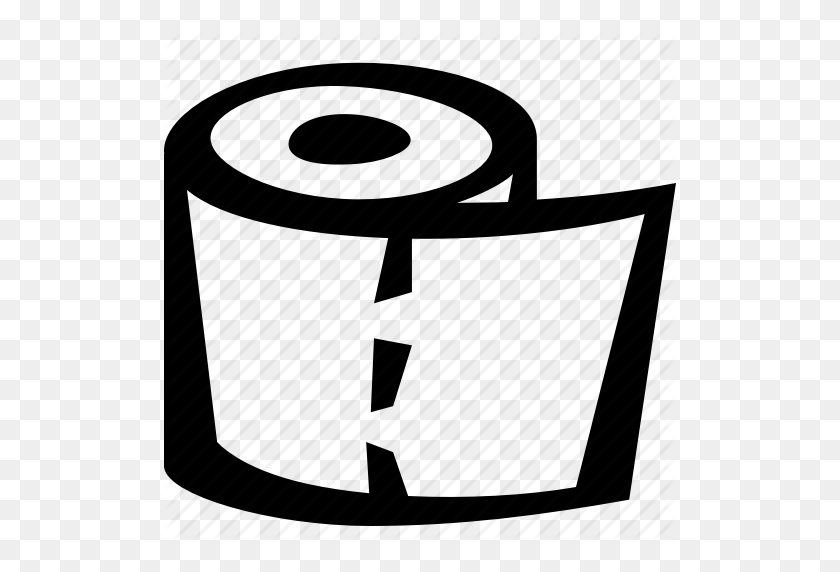 512x512 Download Toilet Clipart Toilet Paper Toilet, Paper, Text, Font - Toilet Paper Clipart Black And White