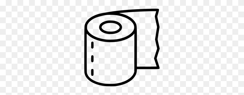 260x268 Download Toilet Paper Clipart Toilet Paper Clip Art - Newspaper Clipart Black And White