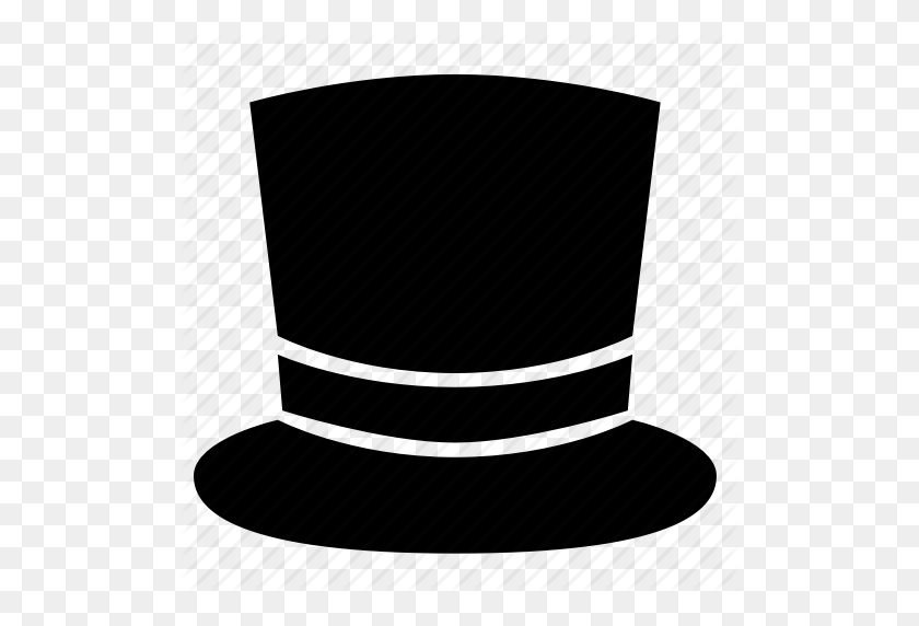 512x512 Download Top Hat Icon Клипарт Top Hat Клипарт Шляпа, Кепка, Продукт - Top Hat Клипарт Черно-Белый