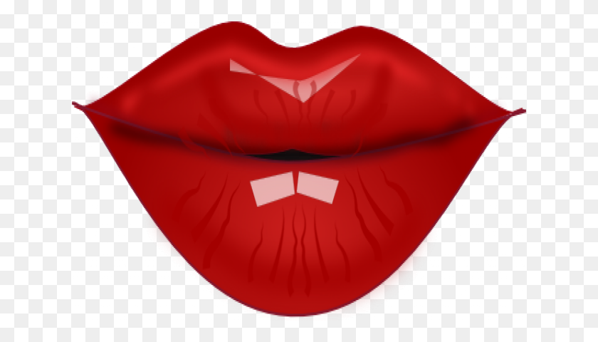 640x420 Download Transparent Background Lips Clipart Lip Clip Art Smile - Red Lipstick Clipart