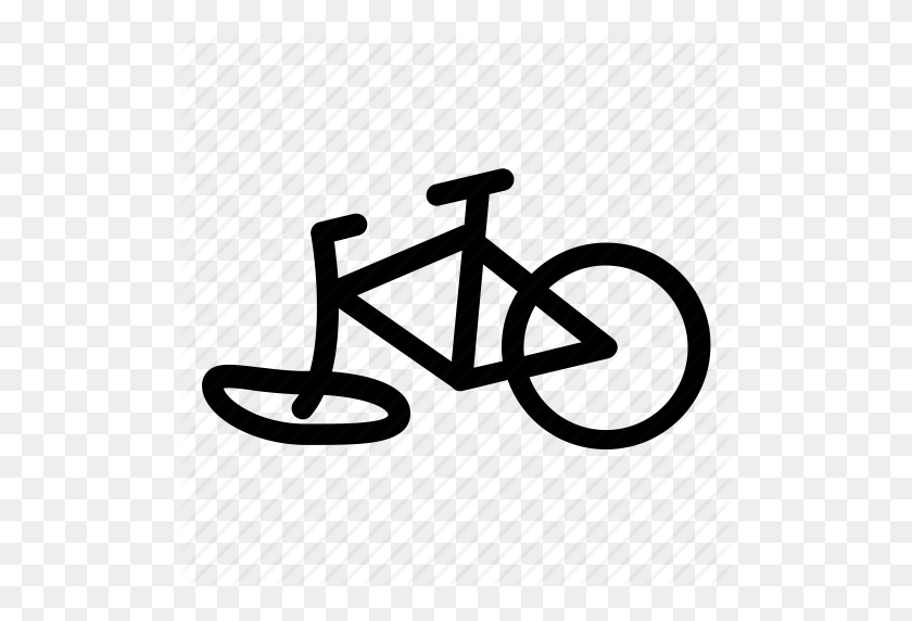 512x512 Скачать Прозрачный Сломанный Велосипед Клипарт Велосипед Картинки - Сломанный Клипарт