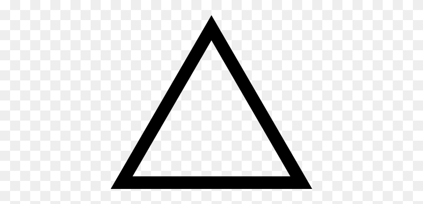 400x346 Png Белый Треугольник Клипарт