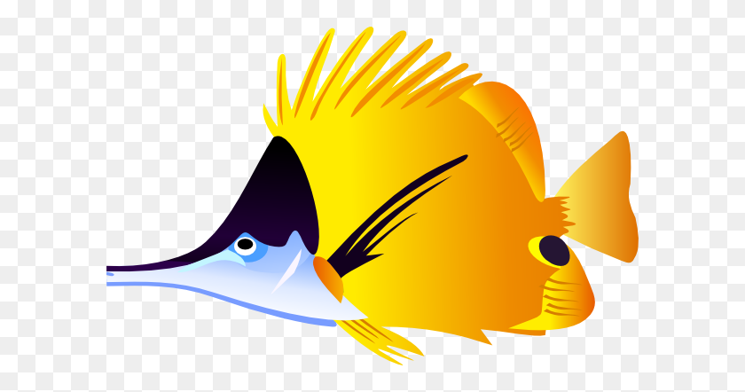 600x382 Download Tropical Fish Clipart - Tropical Fish PNG