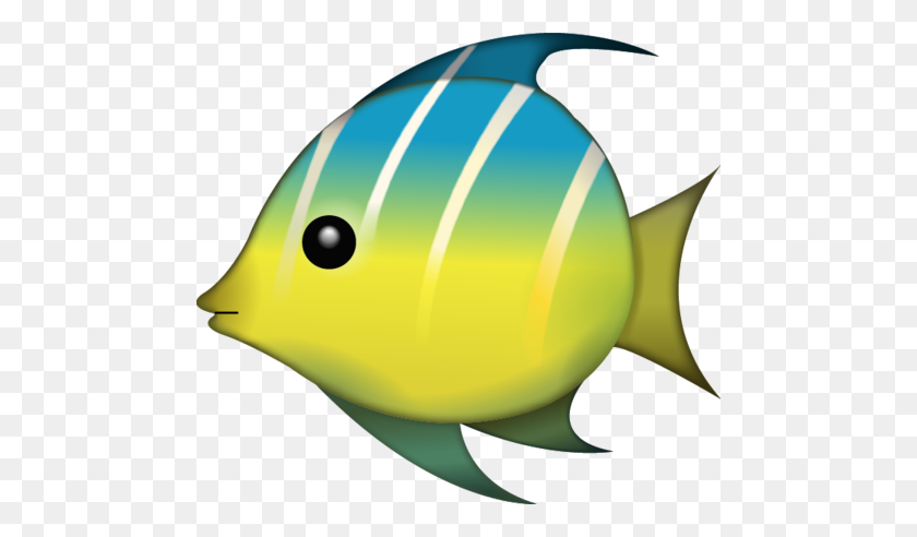 480x432 Download Tropical Fish Emoji Image In Png Emoji Island - Tropical Fish PNG