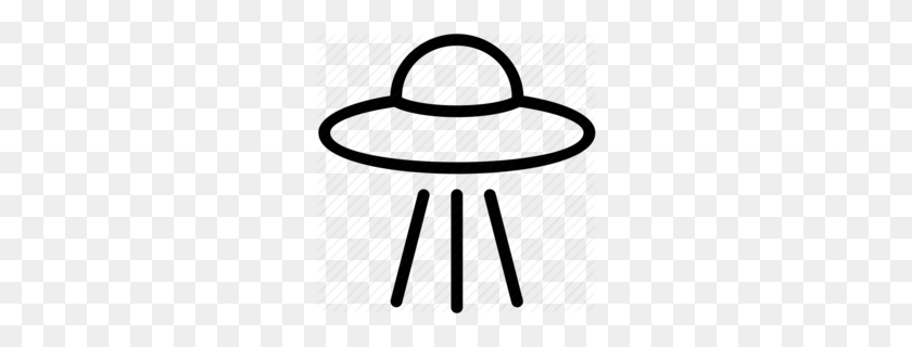 260x260 Download Ufo Outline Transparent Clipart Unidentified Flying - Ufo Clipart Images