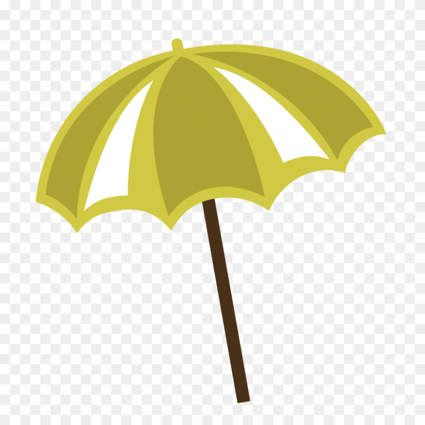 800x800 Download Umbrella Cartoon With No Background Clipart Clip Art - Yellow Leaf Clipart