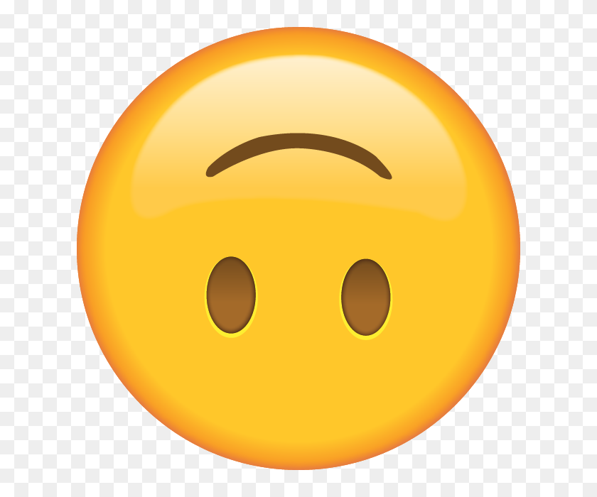 640x640 Скачать Перевернутое Лицо Emoji Emoji Island - Happy Face Emoji Png