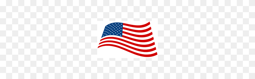 200x200 Download Us Flag Category Png, Clipart And Icons Freepngclipart - Waving American Flag PNG